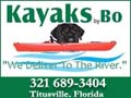 Kayaks by Bo, Titusville Fl.